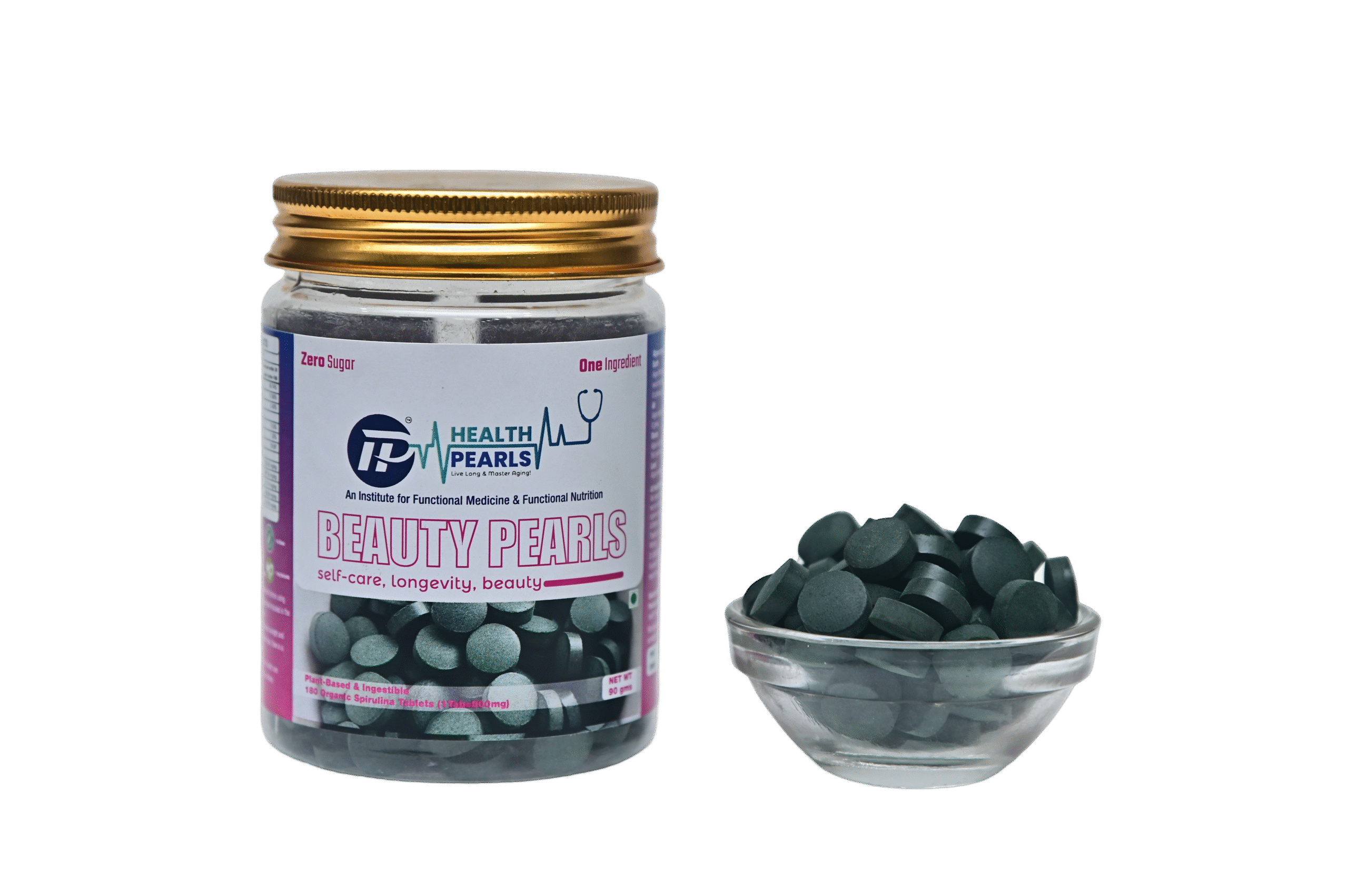 Beauty Pearls – Spirulina Tablets for Skin & Wellness